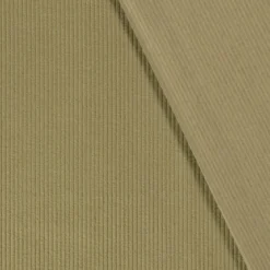 Tissu Velours grosses côtes vert Olive - OEKO TEX