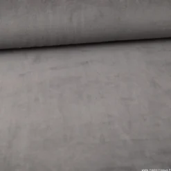 Tissu velours rasé pyjamas nicky Gris anthracite