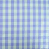 Tissu vichy carreaux sur Popeline Lavande et menthe - OEKO TEX