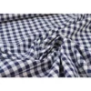 Tissu vichy grands carreaux sur Popeline coloris Bleu marine - OEKO TEX