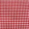 Tissu vichy grands carreaux sur Popeline coloris rouge et blanc - OEKO TEX