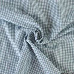 Tissu vichy petits carreaux en coton Céladon - OEKO TEX