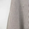 Tissu vichy petits carreaux marron et blanc - OEKO TEX