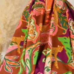 Tissu viscose Catarina – Imprimé léopards & paisley