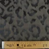 Tissu viscose jacquard motif léopard chocolat