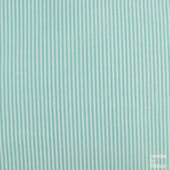 Tissu viscose mélangée à rayures vertes et blanches