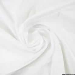 Tissu Voile de coton Blanc - Bio & OEKO TEX standard 100