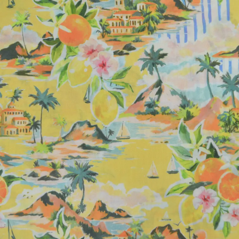 Tissu voile de coton Dolce Vita tropicale