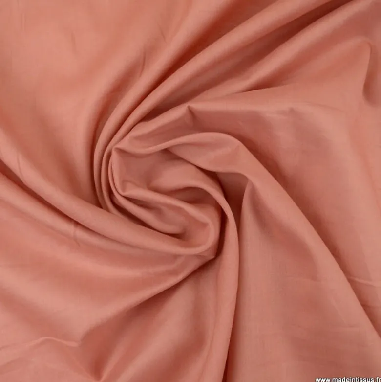 Tissu Voile de coton Marsala - Bio & OEKO TEX standard 100