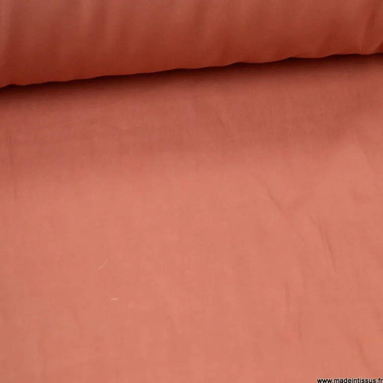 Tissu Voile de coton Marsala - Bio & OEKO TEX standard 100