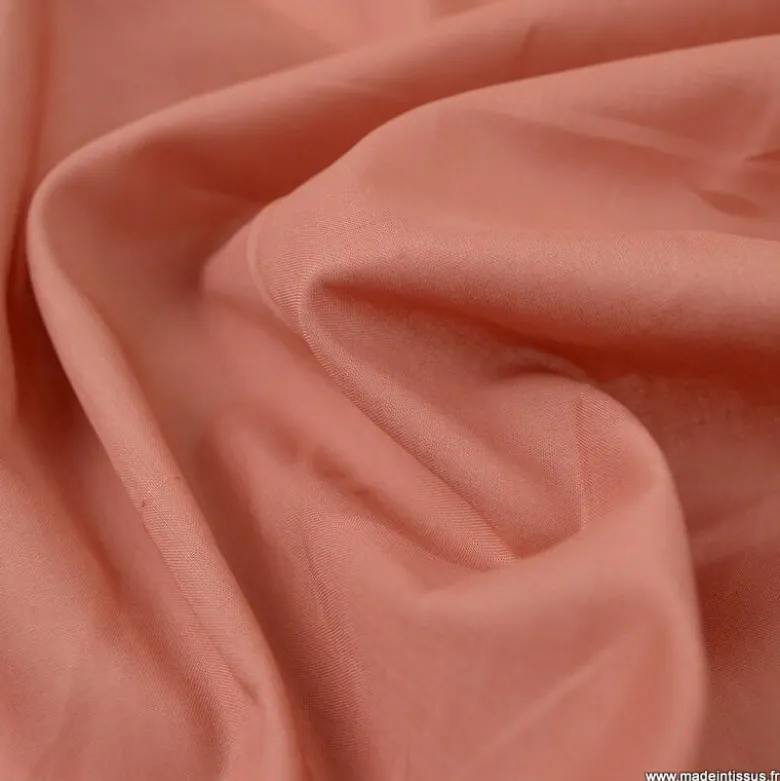 Tissu Voile de coton Marsala - Bio & OEKO TEX standard 100