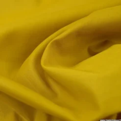 Tissu Voile de coton Ocre - Bio & OEKO TEX standard 100