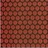 Tissu voile de coton Rajani – Motif block print rouge & brun