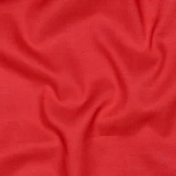 Tissu Voile de coton Rouge - Bio & OEKO TEX standard 100
