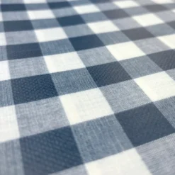 Toile cirée à carreau Vichy Bleu Cobalt