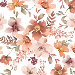 Toile de coton motif Floral Ava