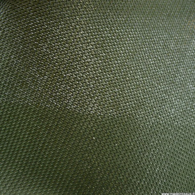 Toile d'ombrage micro-aérée kaki en grande largeur