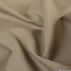 Toile à draps percale grande largeur coton taupe easy care
