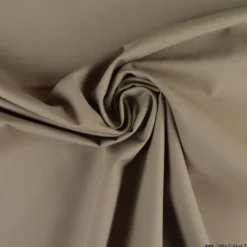 Toile à draps percale grande largeur coton taupe easy care