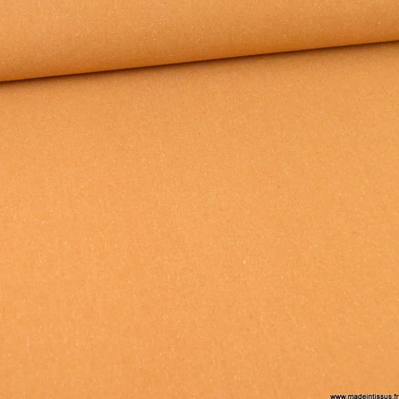Toile lourde Vercors aspect rustique coloris Fauve