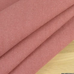 Toile lourde Vercors aspect rustique coloris Marsala
