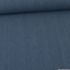 Toile lourde Vercors aspect rustique coloris bleu Marine
