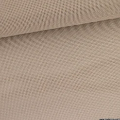 Toile transat et siège ajouré beige mastic
