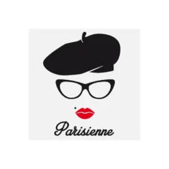 Transfert textile Thermocollant motif parisienne