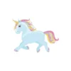 Transfert textile Thermocollant motif licorne