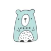 Transfert textile Thermocollant motifs ours