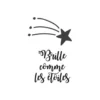 Transfert textile Thermocollant message Brille comme les étoiles