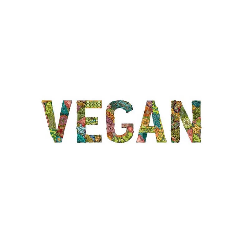 Transfert textile Thermocollant motif Vegan