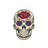 Transfert textile Thermocollant motif tête de mort Calaveras - grand modèle