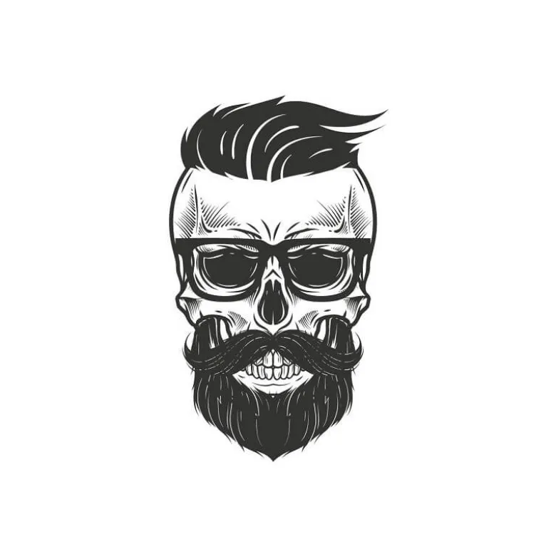 Transfert textile Thermocollant motif Hipster