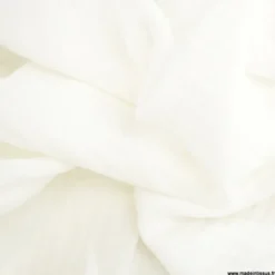 Triple gaze de coton blanc cassé Milk - OEKO TEX