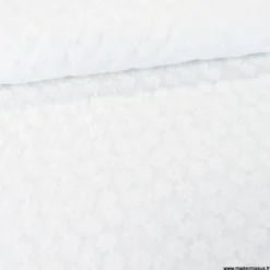 Tulle brodé Izia - Blanc