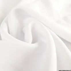Twill viscose lourd coloris Blanc