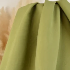 Twill viscose lourd coloris Vert olive