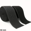 Velcro auto-agrippant 50 mm male + femelle Noir