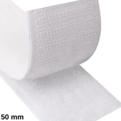 Velcro auto-agrippant 50 mm male + femelle Blanc