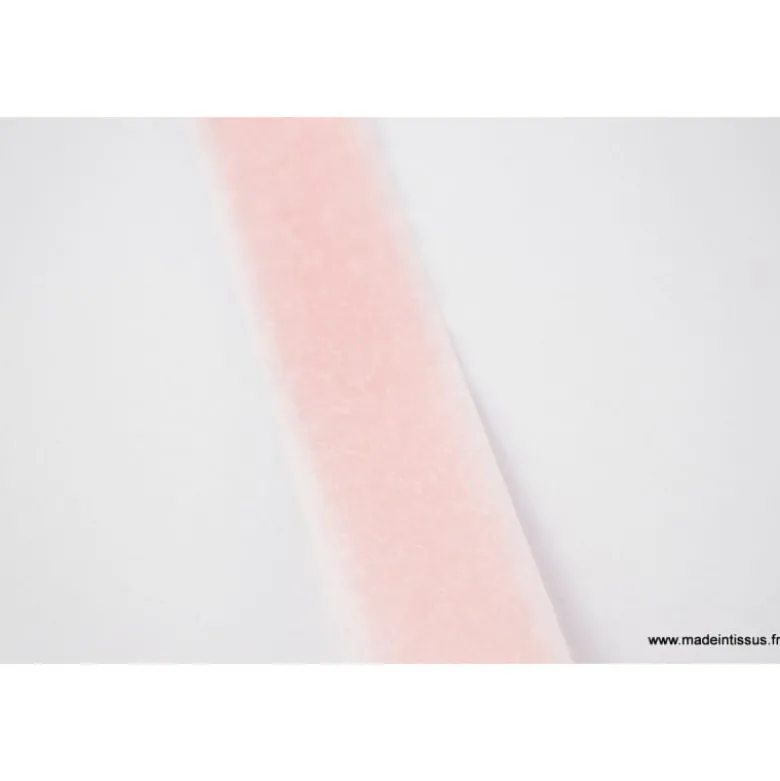 Velcro auto-agrippant 20mm male + femelle rose 0103