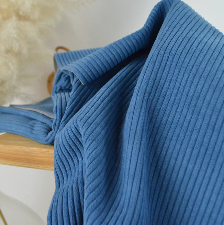 Velours côtelé Huggy - Bleu jean