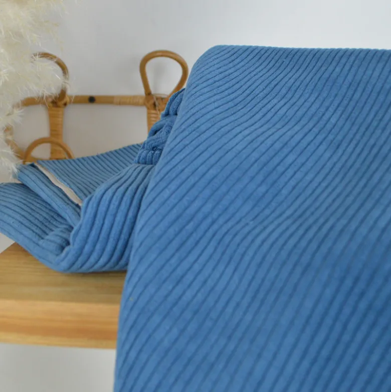 Velours côtelé Huggy - Bleu jean