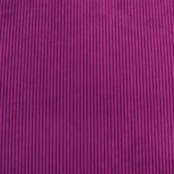 Velours grosses côtes d'ameublement Huggy - Aubergine