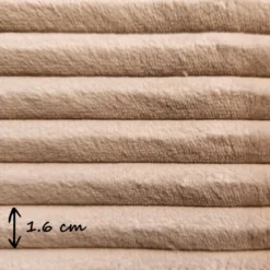 Velours grosses côtes XL d'ameublement Hannibal - Beige