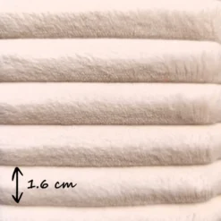Velours grosses côtes XL d'ameublement Hannibal - Ecru