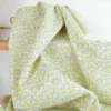 Voile de coton ajouré motif citrons